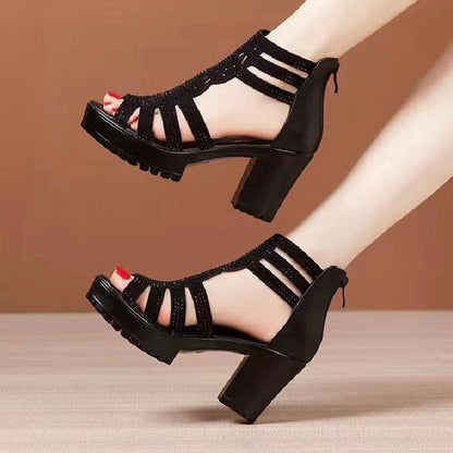Spring Specials 🌸💐Sandales antidérapantes à talons hauts pour femmes
