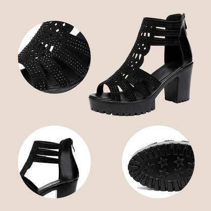 Spring Specials 🌸💐Sandales antidérapantes à talons hauts pour femmes
