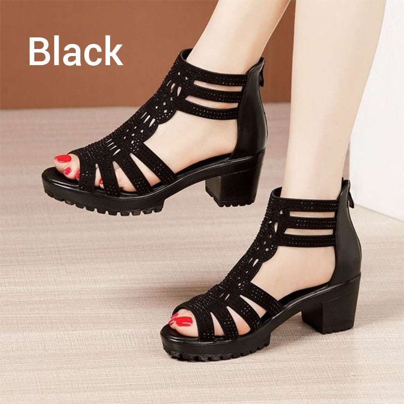Spring Specials 🌸💐Sandales antidérapantes à talons hauts pour femmes