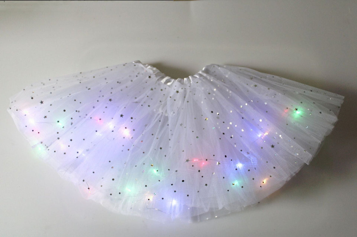👗 50% DE RÉDUCTION ! ✨ Jupe Tutu LED Magique - Illumination Éclatante avec 8 Modes Lumineux, Parfaite pour Fêtes/Déguisements/Photos 💃🎉