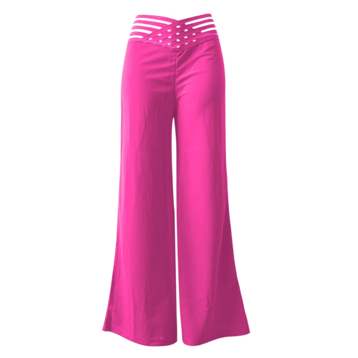 🍃Pantalon décontracté à taille haute et jambes larges pour femme