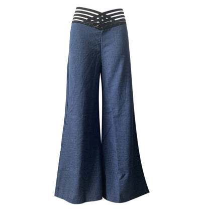 🍃Pantalon décontracté à taille haute et jambes larges pour femme