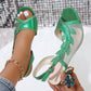 Talons aiguilles en maille et strass pour femmes