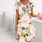✨️Nouveau produit✨️Robe en cascade à imprimé floral multi-végétal