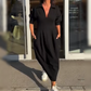 👗Remise de printemps 50%🔥Robe midi à col en V pour femme avec col