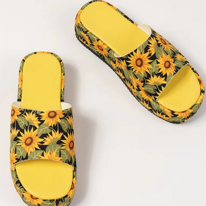 Mocassins à plateforme antidérapants et absorbant la transpiration