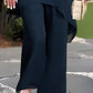 ✨️Nouveaux arrivages✨️Deux-pièces pour femmes : Charmant top asymétrique & pantalon à jambes larges（🔥52 % de réduction）