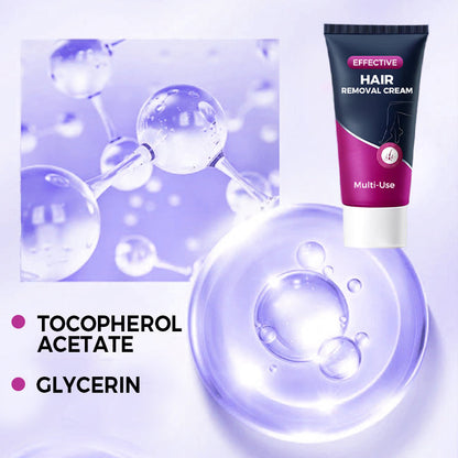 💧 Crème dépilatoire douce et efficace à usages multiples 💗 Pour une peau lisse et éclatante en toute simplicité