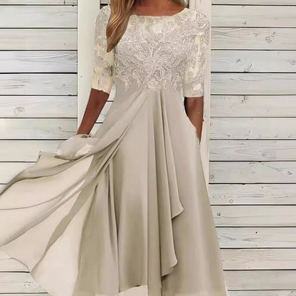 💖NOUVEAUTÉ - OFFRE À DURÉE LIMITÉE💖 Robe de cocktail fluide et élégante avec broderie