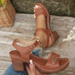 🔥Printemps/été - 52% de réduction👠Sandales à talons hauts pour femmes