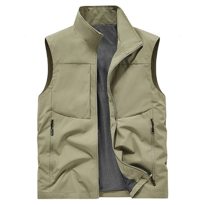 Gilet Confortable Pour Hommes à Séchage Rapide avec Poches