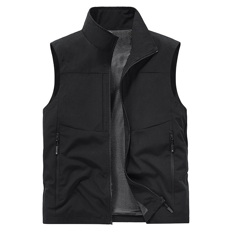 Gilet Confortable Pour Hommes à Séchage Rapide avec Poches
