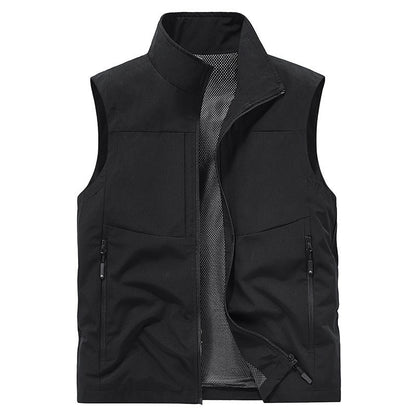 Gilet Confortable Pour Hommes à Séchage Rapide avec Poches