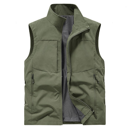 Gilet Confortable Pour Hommes à Séchage Rapide avec Poches