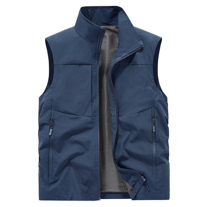 Gilet Confortable Pour Hommes à Séchage Rapide avec Poches