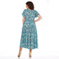 🔥Promotion - 50% de réduction🎉Robe d'été en mousseline à motifs