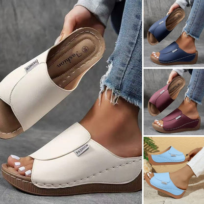 💥New Hot Sale🔥Sandales confortables à talons compensés décontractées pour femmes