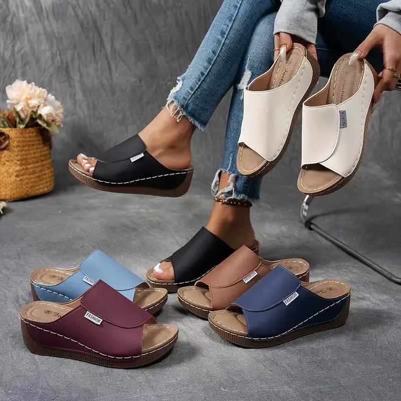 💥New Hot Sale🔥Sandales confortables à talons compensés décontractées pour femmes