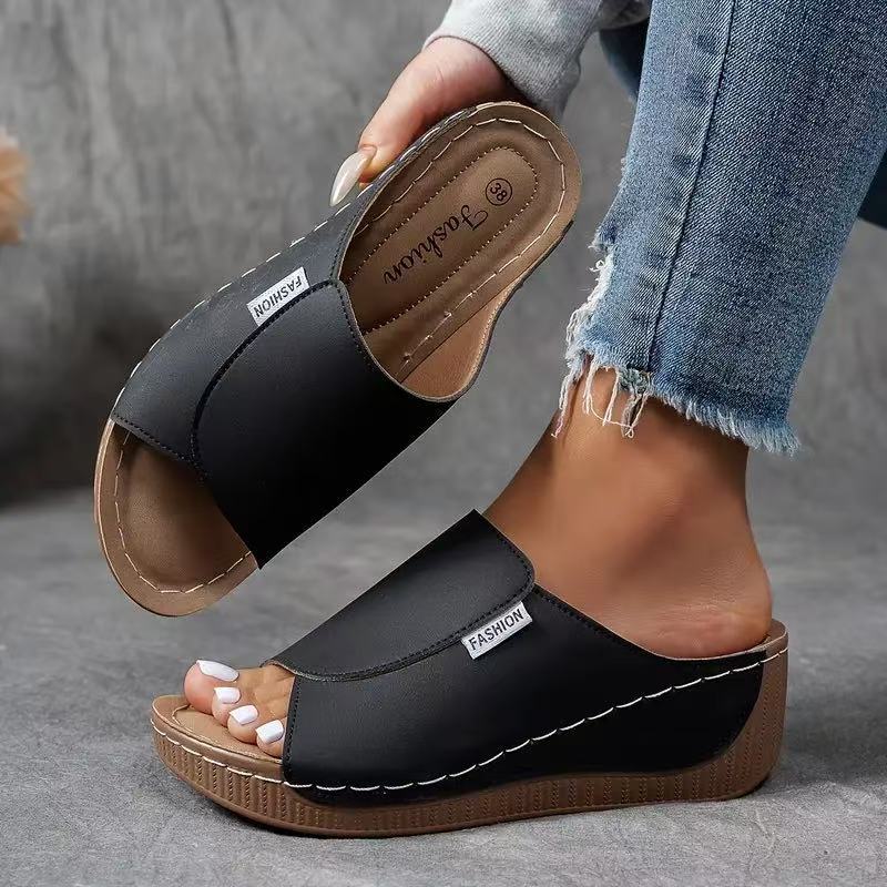 💥New Hot Sale🔥Sandales confortables à talons compensés décontractées pour femmes