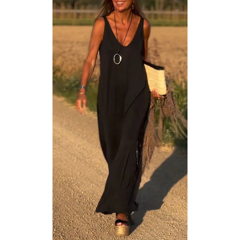 ✨offre limitée dans le temps✨Robe dos nu à col en V pour femmes