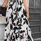 🌸 Soldes de printemps : 49 % de réduction 🌸 Robe d'été pour femme, taille haute, manches courtes, col rond, imprimé floral
