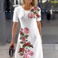 🌸 Spécial printemps 💐 Robe à manches courtes Rose Bloom