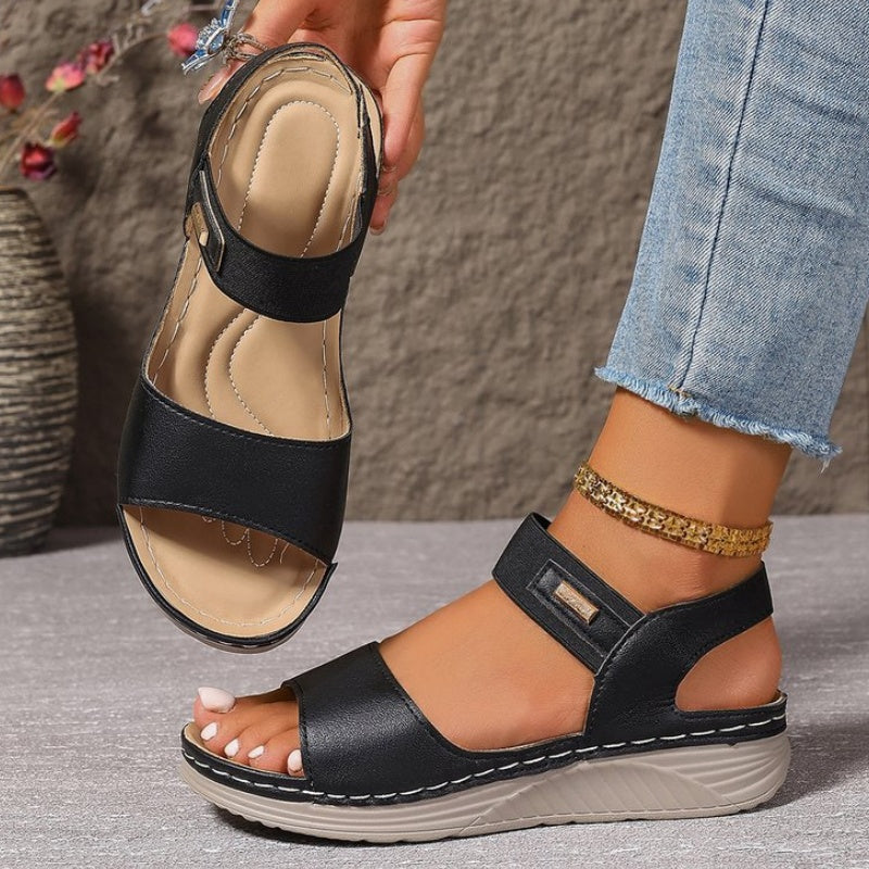 Sandales décontractées rétro confortables pour femmes
