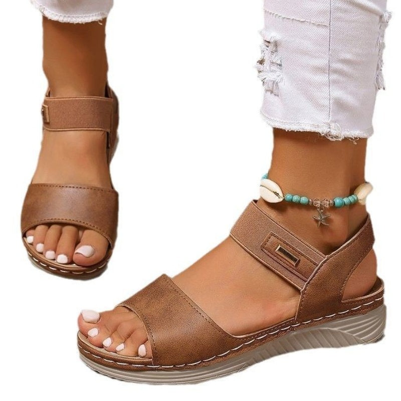 Sandales décontractées rétro confortables pour femmes