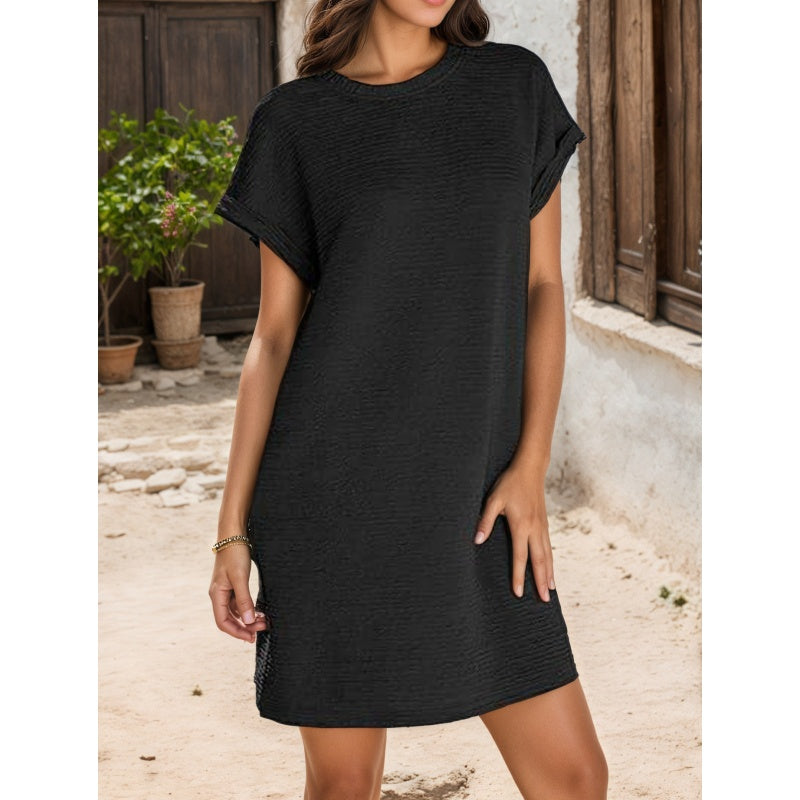 💃Robes amples à manches roulées et à poches pour femmes