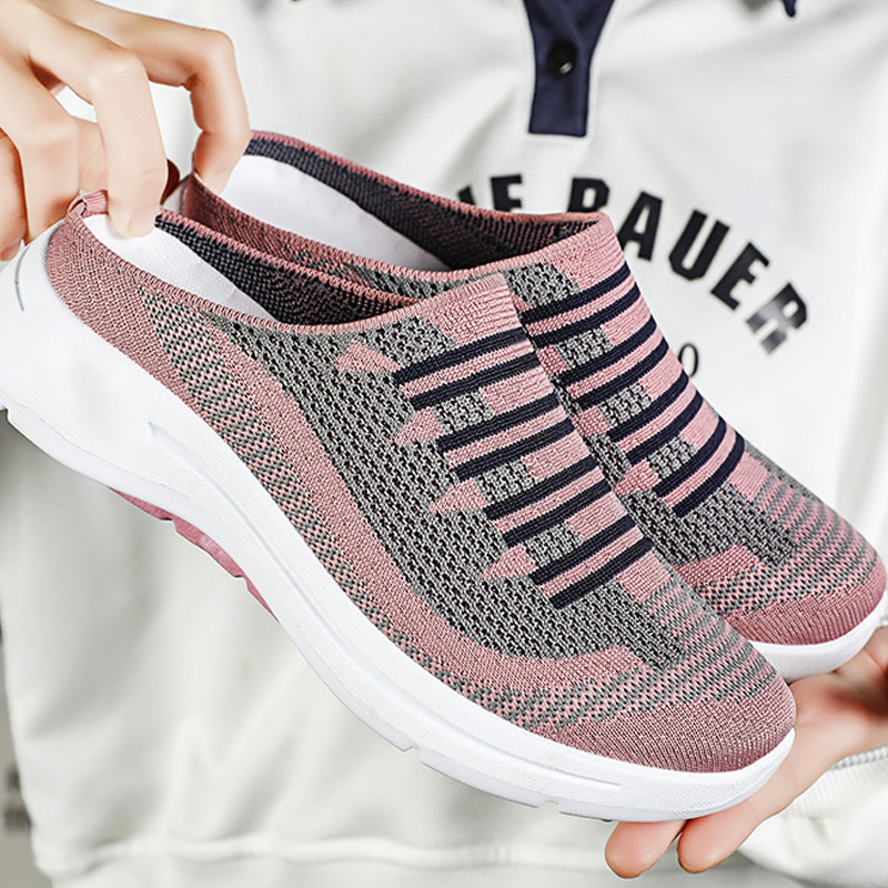 Baskets respirantes à dos ouvert pour femmes