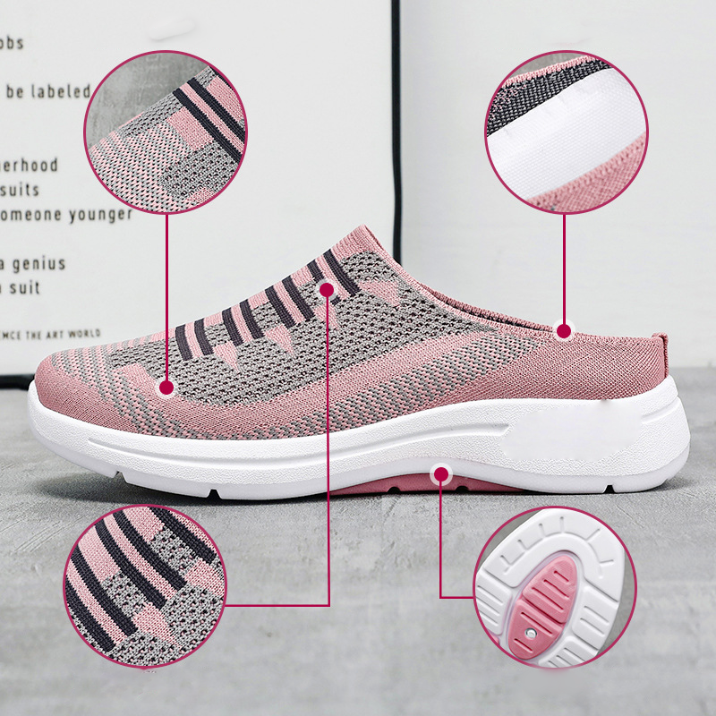 Baskets respirantes à dos ouvert pour femmes