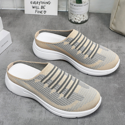 Baskets respirantes à dos ouvert pour femmes
