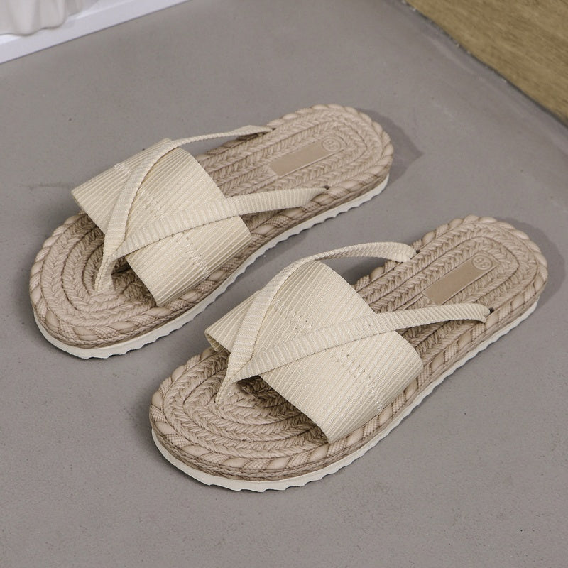 Tongs confortables et décontractées pour femme