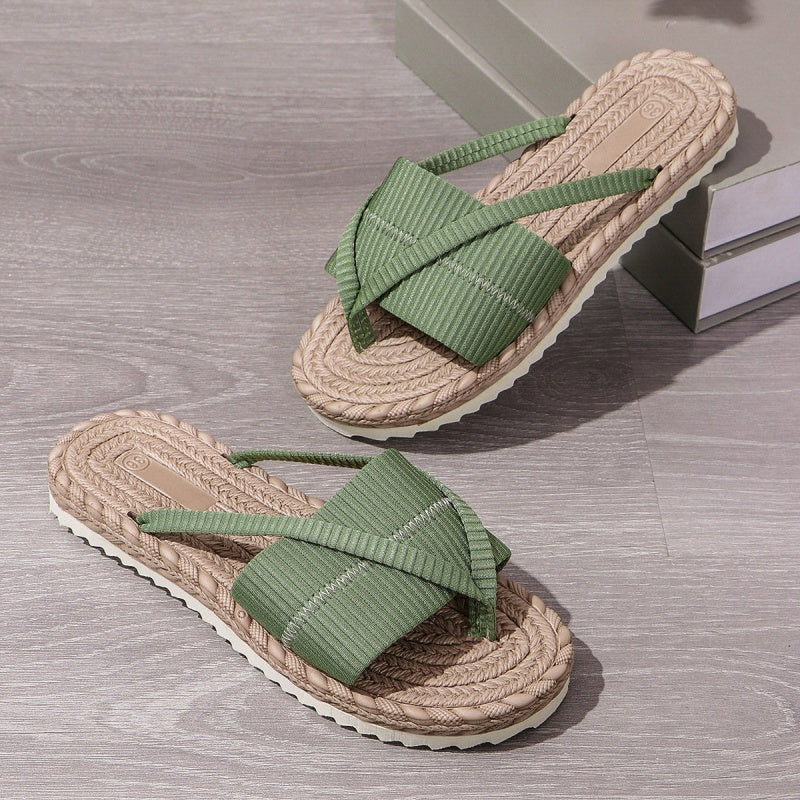 Tongs confortables et décontractées pour femme