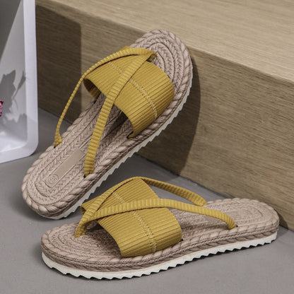 Tongs confortables et décontractées pour femme