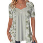 2025 Nouveaux produits👚Top patchwork floral irrégulier pour femmes
