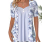 2025 Nouveaux produits👚Top patchwork floral irrégulier pour femmes