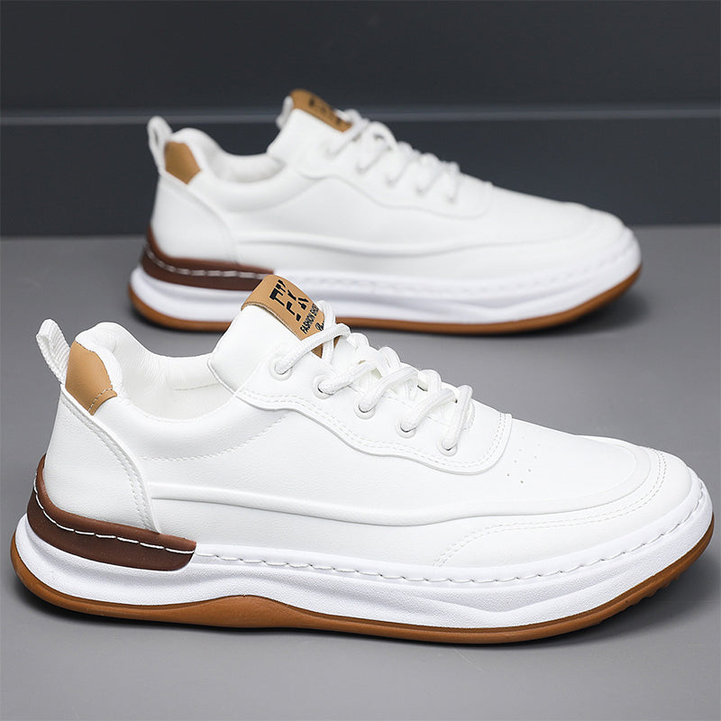 Baskets décontractées et confortables en cuir PU pour hommes