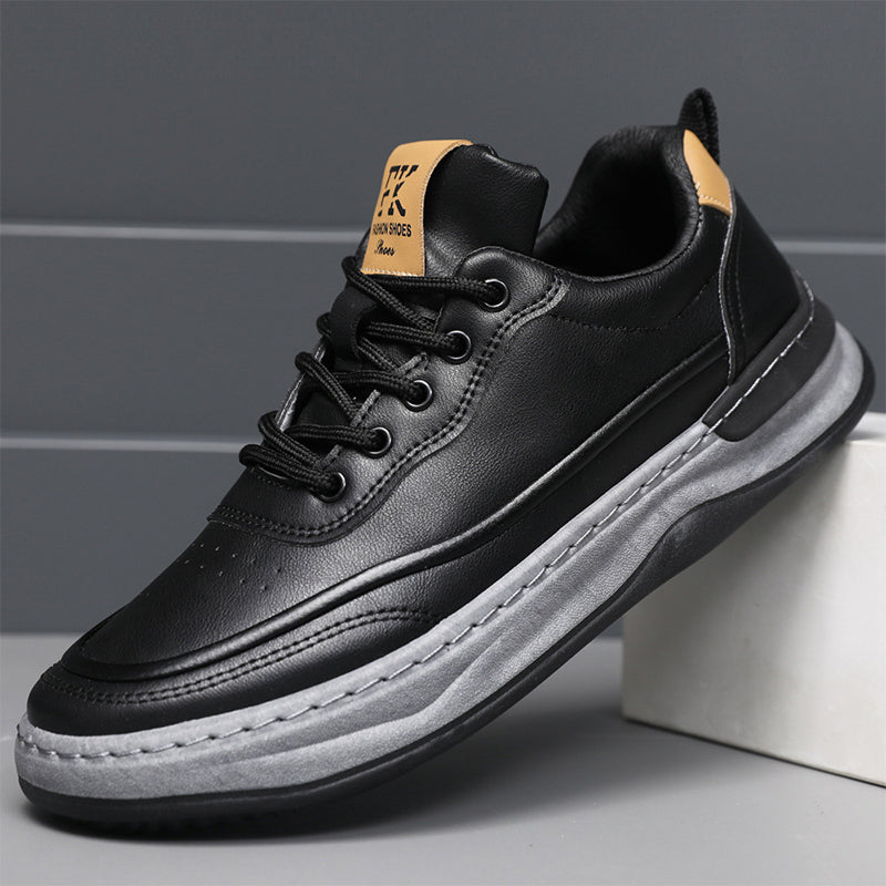 Baskets décontractées et confortables en cuir PU pour hommes