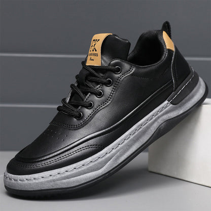 Baskets décontractées et confortables en cuir PU pour hommes