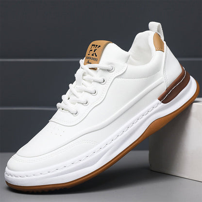 Baskets décontractées et confortables en cuir PU pour hommes