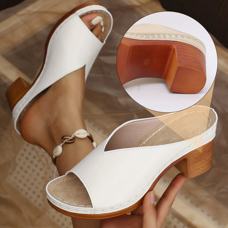 🌸Soldes d'été 50% de réduction🌸Sandales orthopédiques pour femmes avec talon bloc