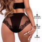 💥Achetez-en 3, obtenez-en 2 gratuitement💕Culotte sexy en maille et dentelle florale pour femme