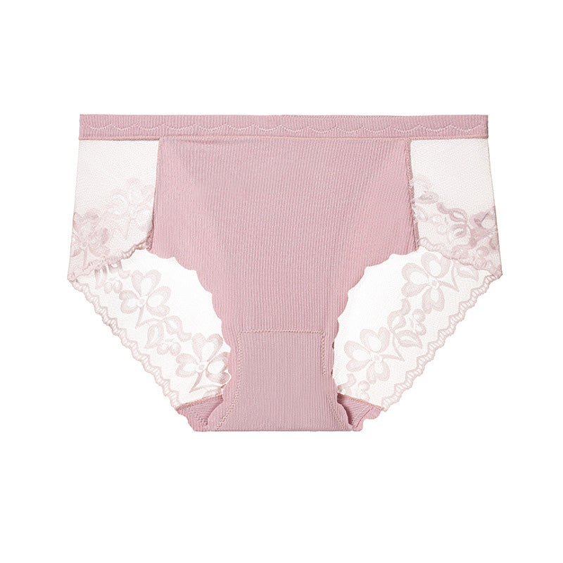 💥Achetez-en 3, obtenez-en 2 gratuitement💕Culotte sexy en maille et dentelle florale pour femme