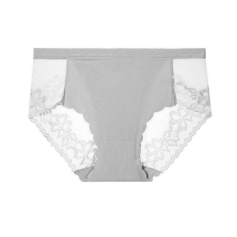 💥Achetez-en 3, obtenez-en 2 gratuitement💕Culotte sexy en maille et dentelle florale pour femme