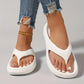 Tongs à la mode antidérapantes avec semelle épaisse et souple