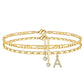 🌹Bracelet de cheville dorée superposé pour femmes