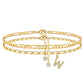 🌹Bracelet de cheville dorée superposé pour femmes