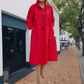 Robe unie décontractée pour femme avec poches pratiques