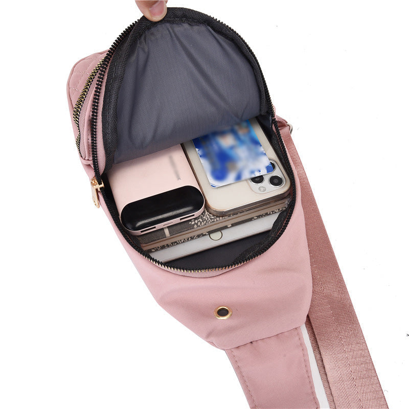 🔥 40 % DE RÉDUCTION ! 🛍️🎒Poche poitrine métal légère – Pratique avec passage pour câble 🎒🎀